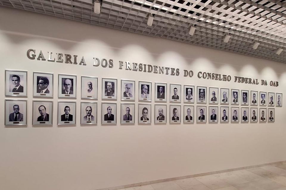 Foto dos presidentes de Conselho da OAB desde 1933