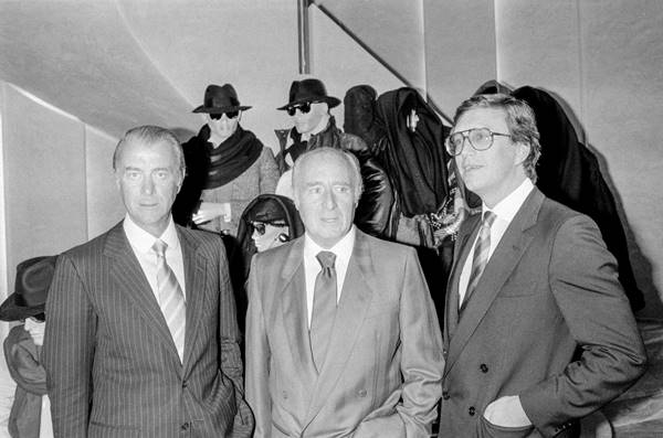 Roberto Gucci, Giorgio Gucci e Maurizio Gucci