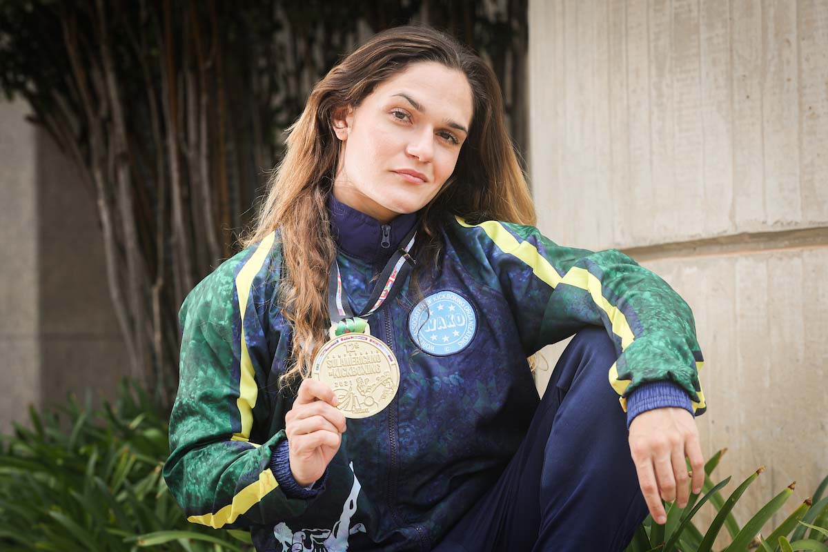 Lídia Helena - Kickboxer do DF conquista ouro no Sul-Americano e almeja voos maiores