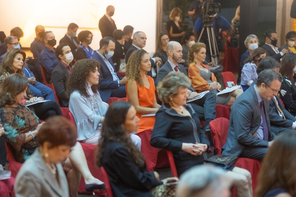 Plateia do lançamento 