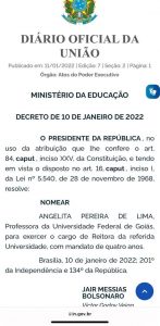 Nomeação Angelita Lima