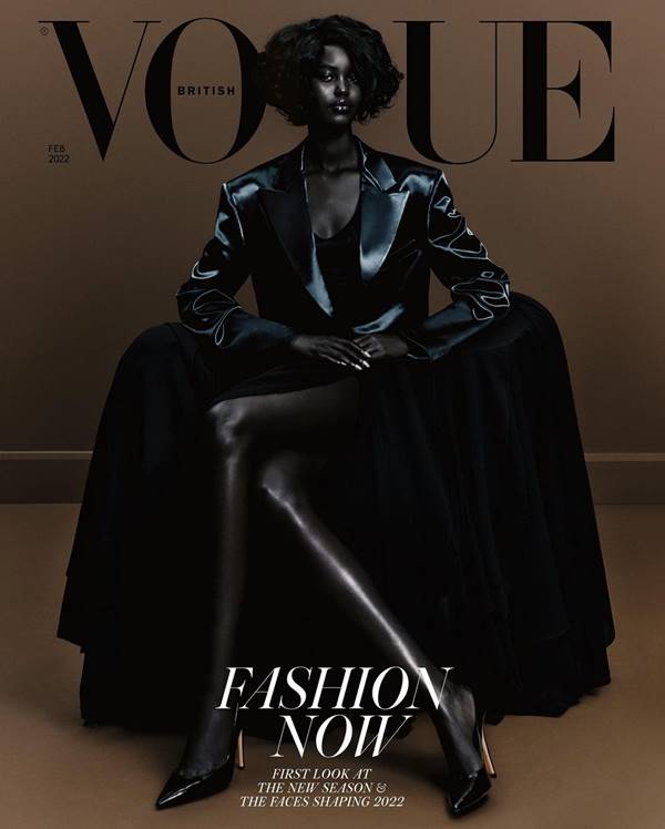 Adut Akech na Vogue britânica