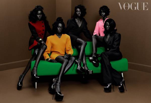 Modelos africanas na Vogue britânica