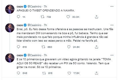 Casimiro Treta com Naiara Azevedo