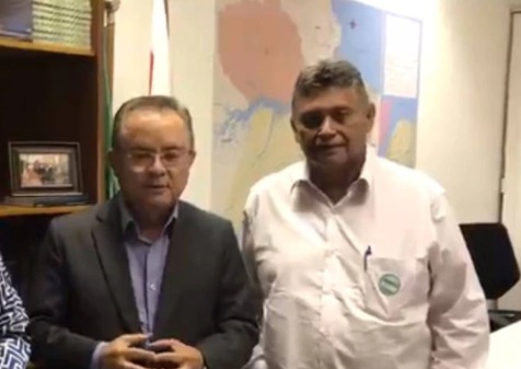 Senador Zequinha Marinho e o empresário Jassonio Leite