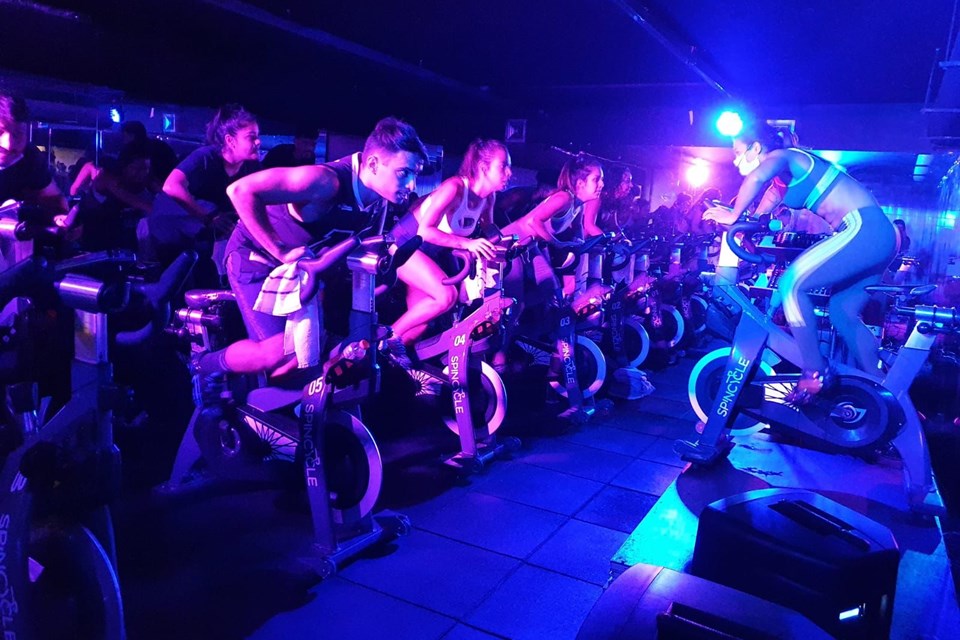 aula de spinning 