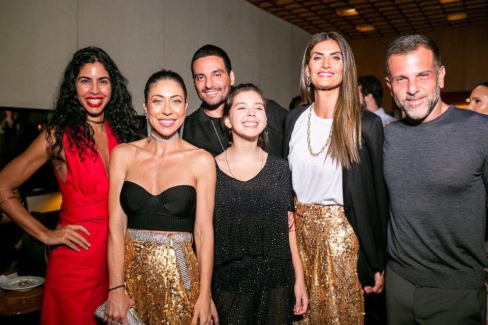 Bela Gil, Anna Carolina Bassi, João Paulo Demasi, Flor Gil, Isabella Fiorentino e Alexandre Birman