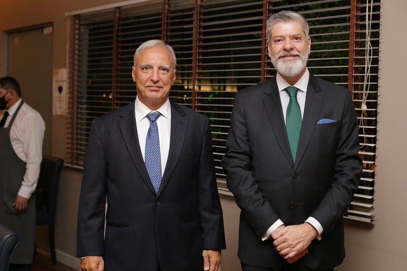 Luís Felipe Belmonte e o ministro Marcus Henrique Paranaguá