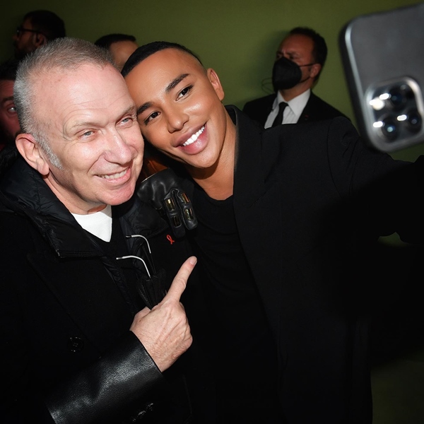 Jean Paul Gaultier e Olivier Rousteing