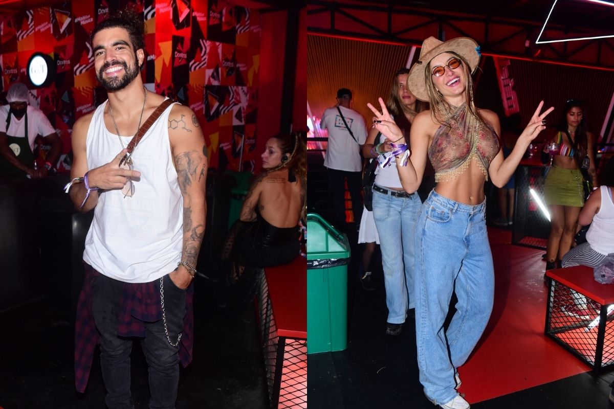 Caio Castro e Daiane de Paula beijam muito no Lolla. Veja fotos! |  Metrópoles