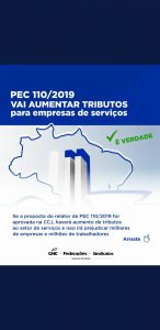 CNC é contra reforma tributária