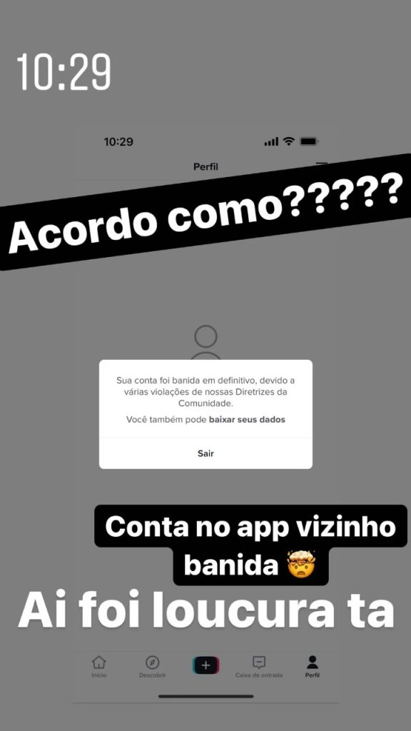 Virginia Fonseca é banida do TikTok