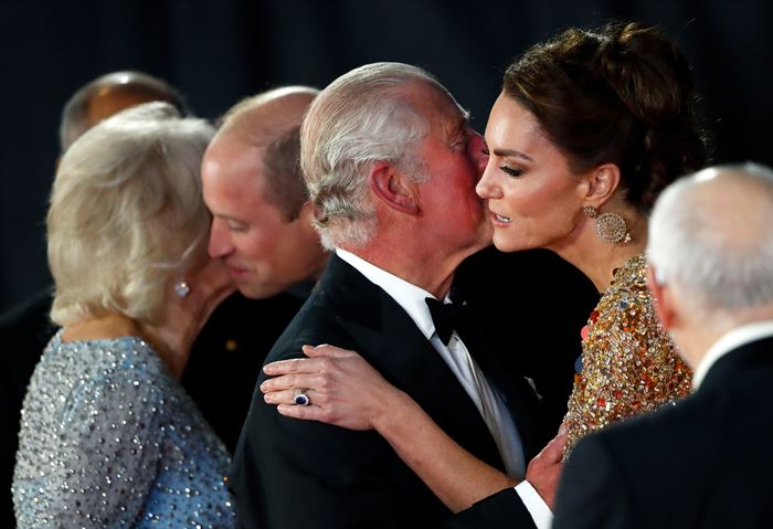 Camilla, William, Charles e Kate