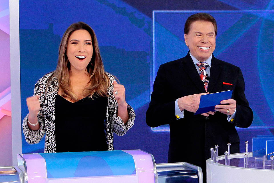 Silvio Santos e Patricia Abravanel