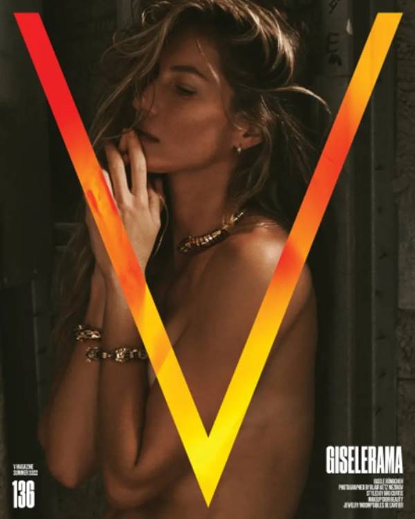 Gisele Bündchen na capa da V Magazine