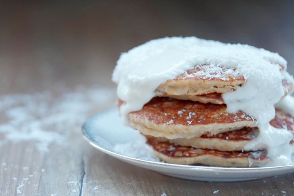 Panquecas de coco