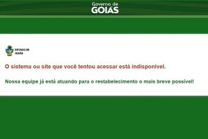 site governo de goiás