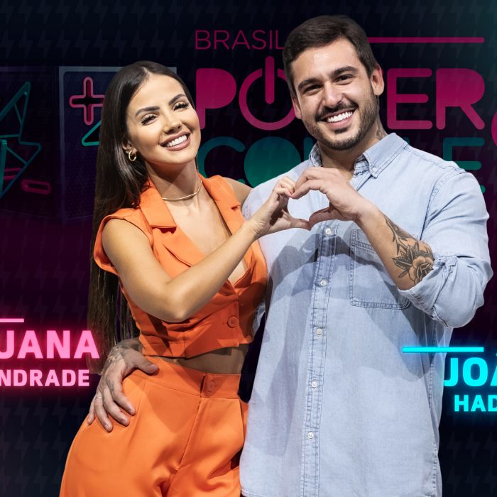 João Hadad e Luana Andrade no Power Couple Brasil