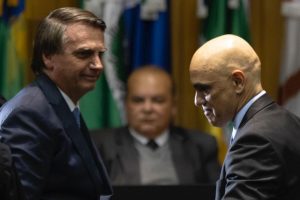 Jair Bolsonaro e Alexandre de Moraes