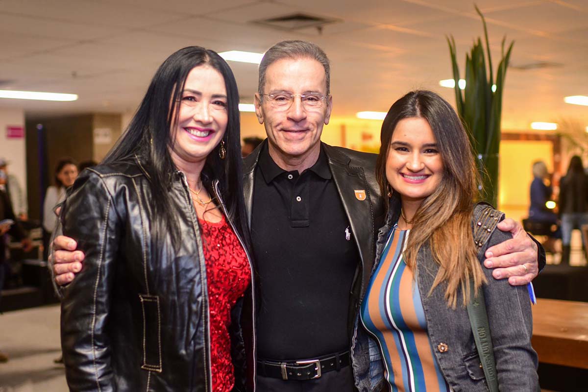 Claudia Marques, Luiz Estevão e Emilly Marques