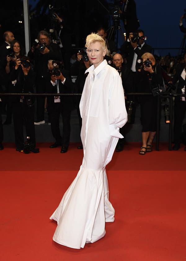 Tilda Swinton, de Alaïa 