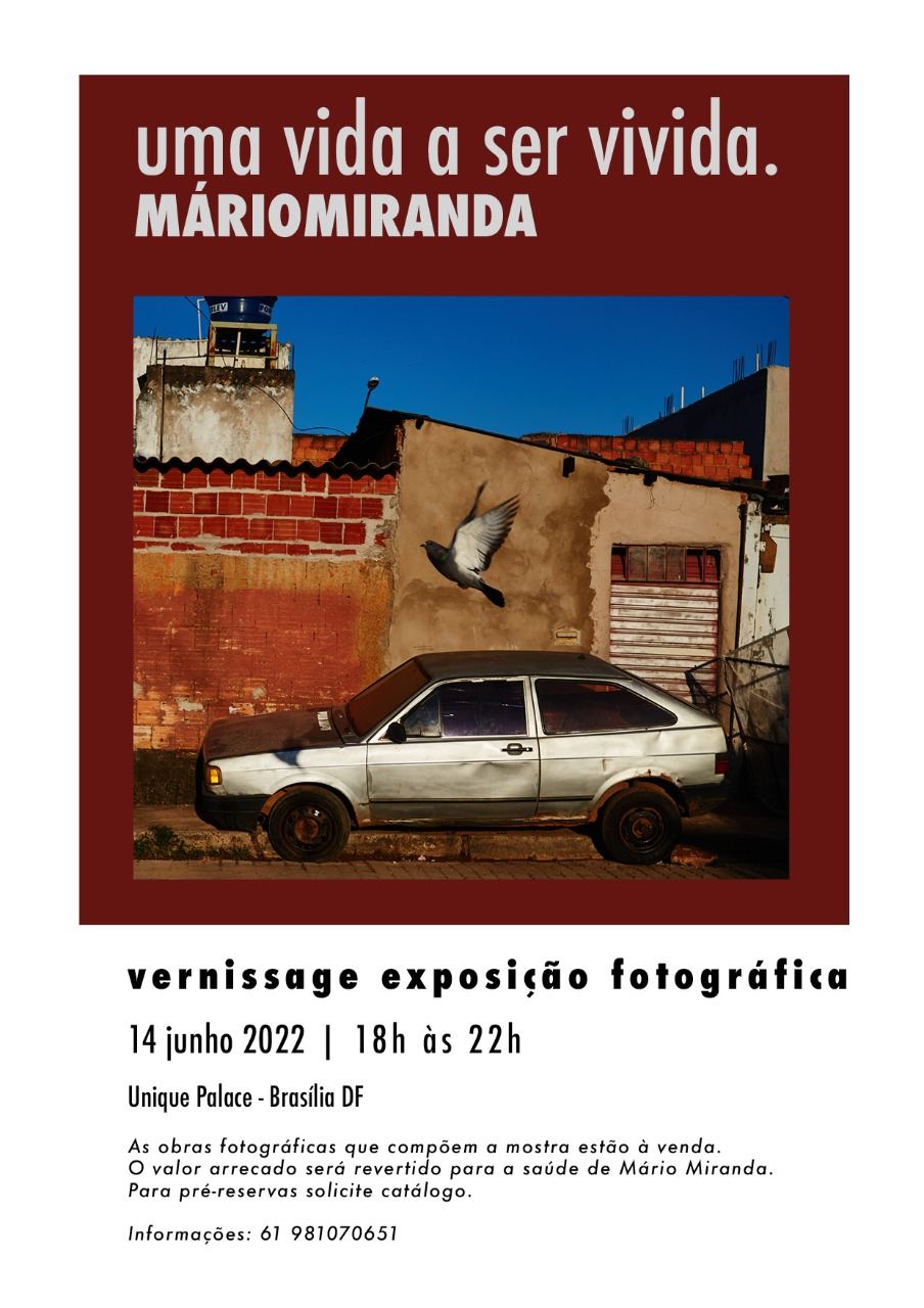 Cartaz de exposição fotógrafo Mário Miranda