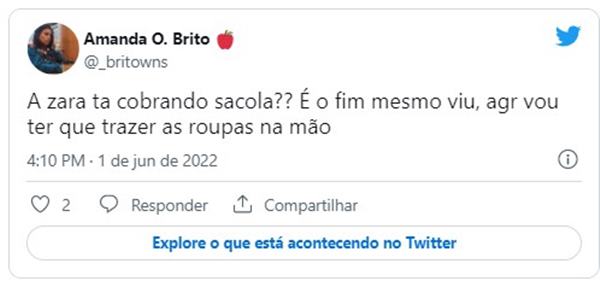 Print do Twitter 