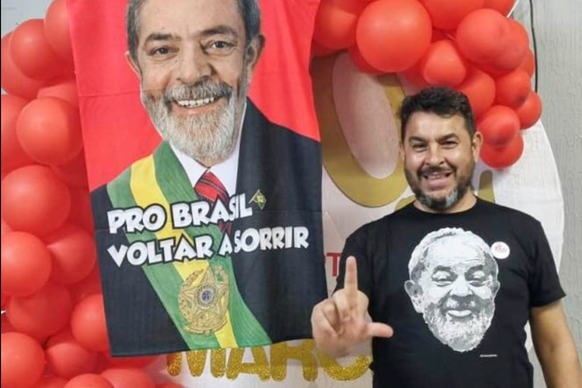 Guarda municipal Marcelo Arruda, morto em confusão em festa de aniversário com tema do PT