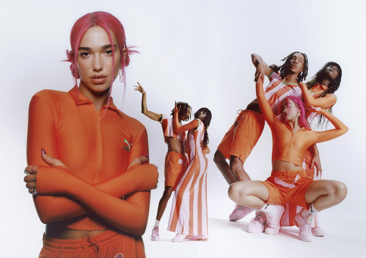 Dua Lipa lança segunda colaboração com a Puma. Confira as novidades! |  Metrópoles