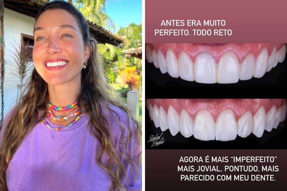 foto colorida de uma mulher sorrindo