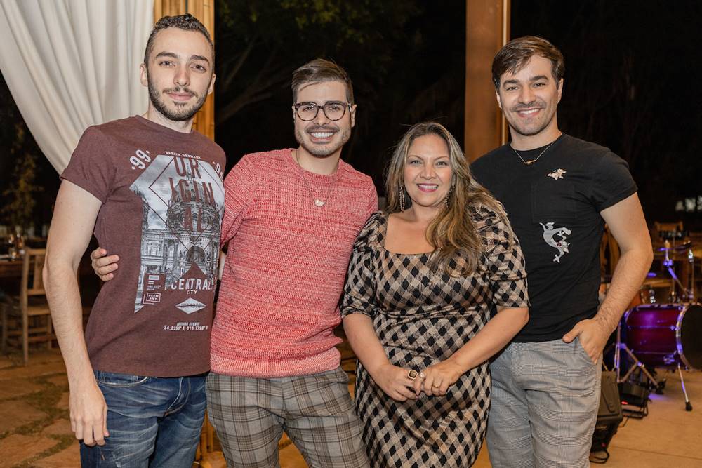 Davi Rezende, Daniel Abem, Karl Jeanneth e Felipe Abem