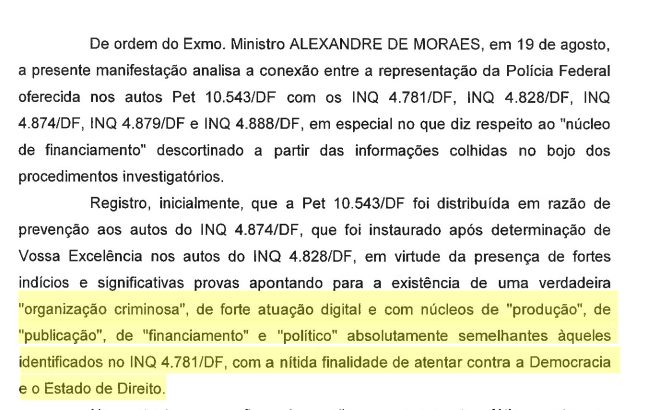 Inquérito Empresários bolsonaristas