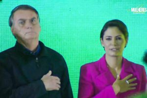 Jair Bolsonaro e Michelle Bolsonaro