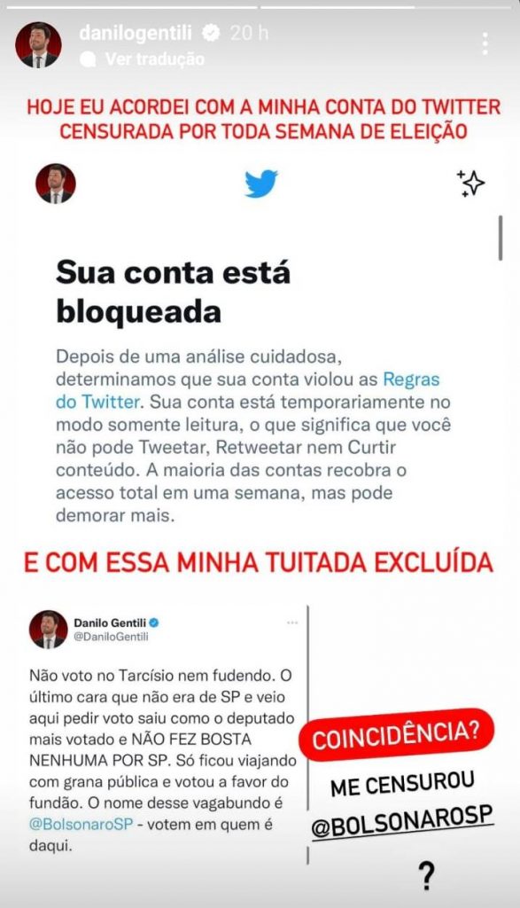 danilo gentili twitter