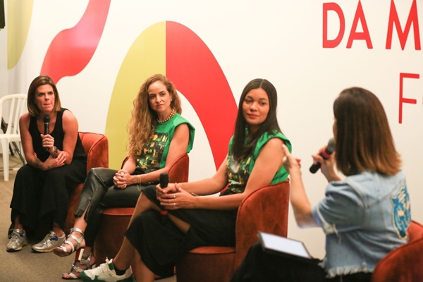 Brasília (DF), 06/10/22. Por dentro da moda. Fora dos Padrões. Mesa 2. Empreendedorismo Social. Carola Pertence, Sarah Tolentino, Ana Paula Caldas, Crhis Corcico.