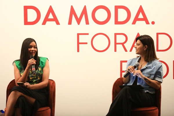 Brasília (DF), 06/10/22. Por dentro da moda. Fora dos Padrões. Mesa 2. Empreendedorismo Social. Carola Pertence, Sarah Tolentino, Ana Paula Caldas, Crhis Corcico.