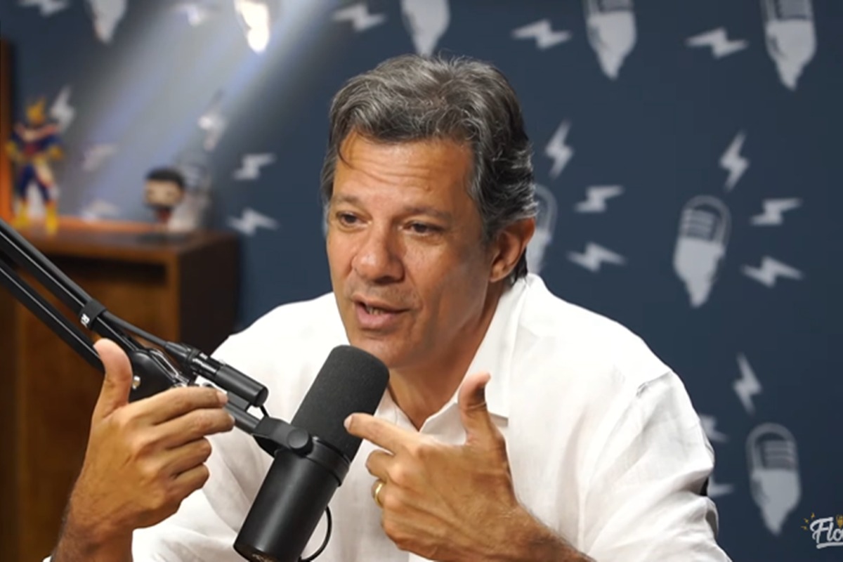 fernando haddad no podcast flow - Metrópoles