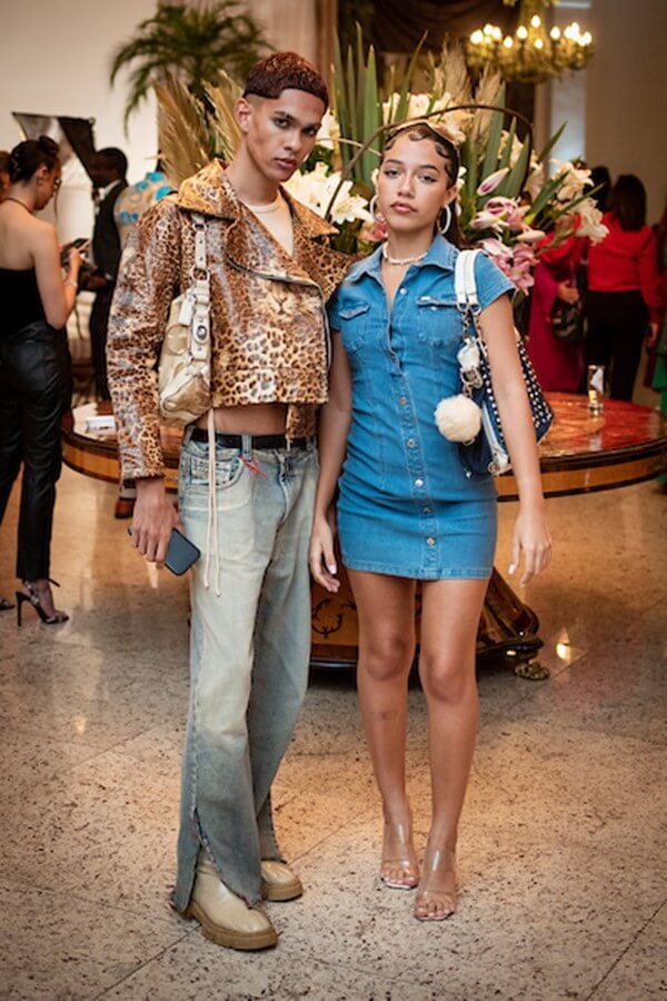 Na imagem com cor, evento Brasília Trends Fashion Week - Metrópoles