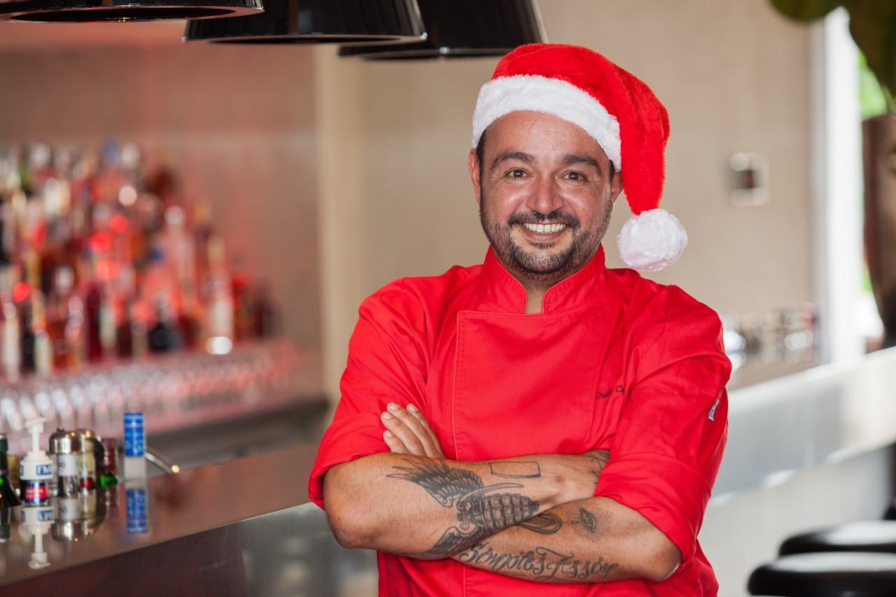 Na foto, chef Dudu em Clima de Natal - Metrópoles