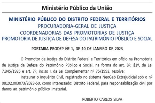 Inquérito civil MPDFT