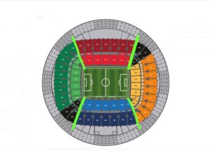 Mapa do jogo Palmeiras e Flamengo