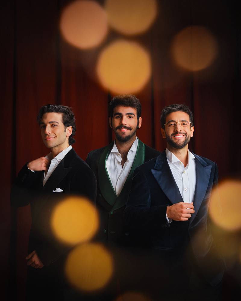 Il Volo é formado por Piero Barone, Gianluca Ginoble e Ignazio Boschetto