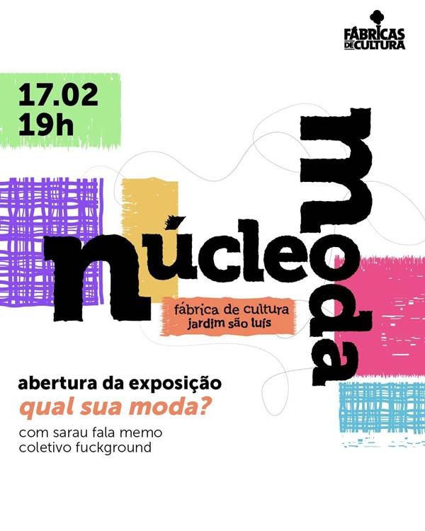 Card de divulgação do Núcleo de Moda - Metrópoles