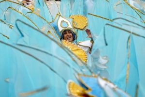 Desfile da Gaviões da Fiel no Carnaval 2023 de SP