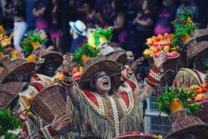 Desfile da Dragões da Real no Carnaval 2023 em SP