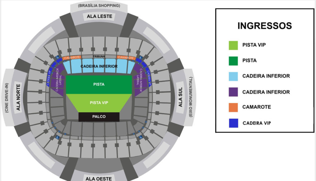 Mapa estádio Kiss