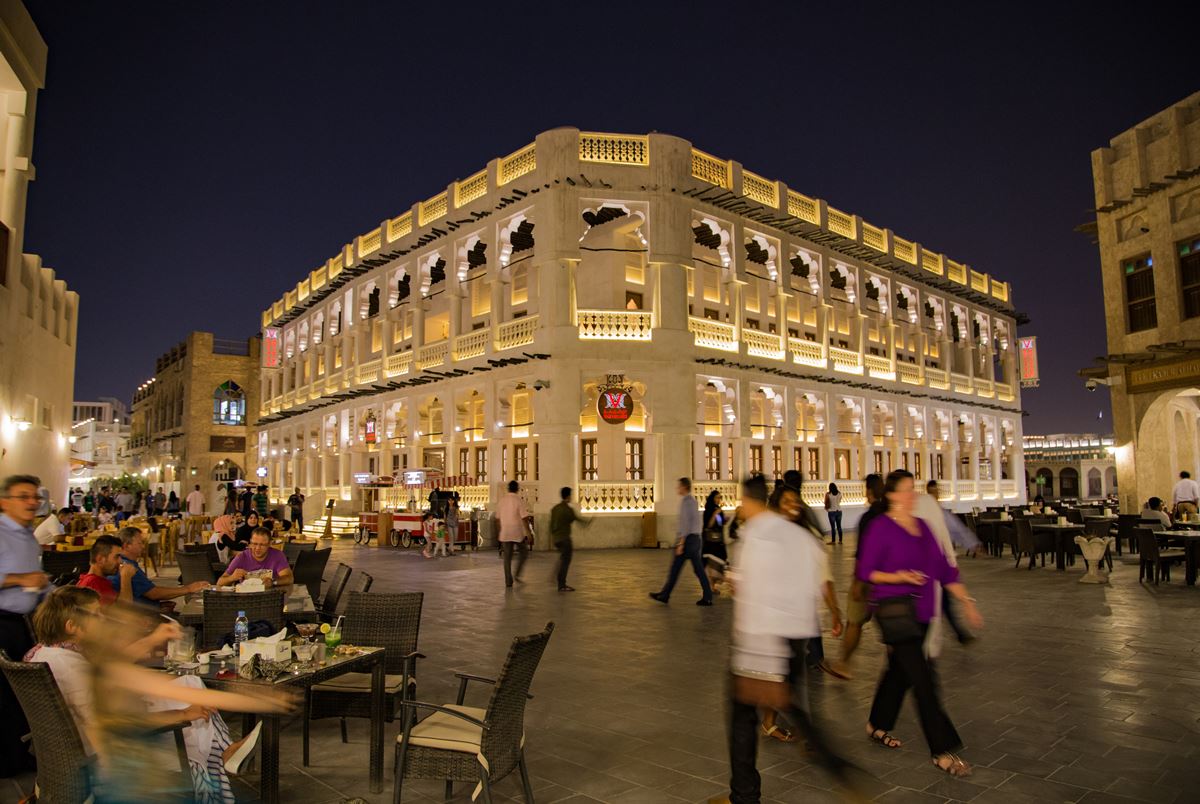 Construções do Souk Waqif em Doha, no Catar - Metrópoles