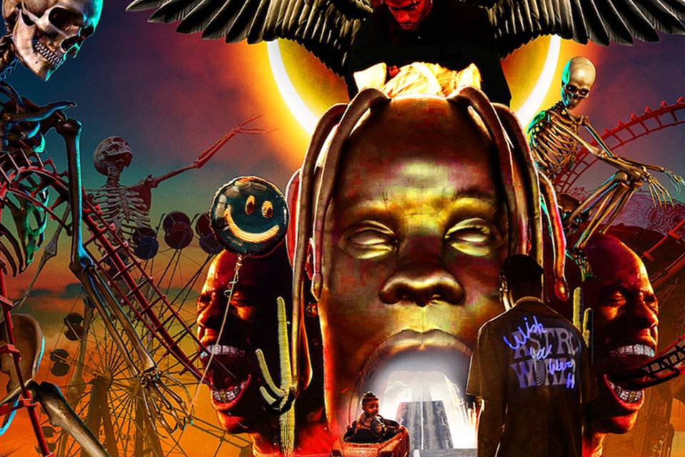 Imagem colorida do documentário Travis Scott: Voando Alto - Metrópoles