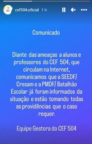 Imagem colorida de publicação em post nos stories do Instagram