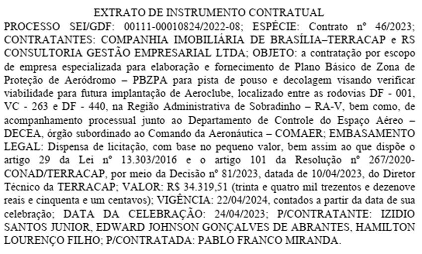 Terracap estuda construção de novo aeródromo em Sobradinho